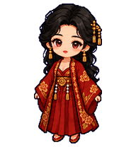 classical costume girl preview